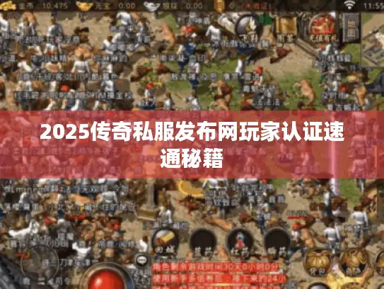 2025传奇私服发布网玩家认证速通秘籍