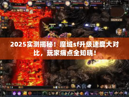 2025实测揭秘！魔域sf升级速度大对比，玩家痛点全知晓！