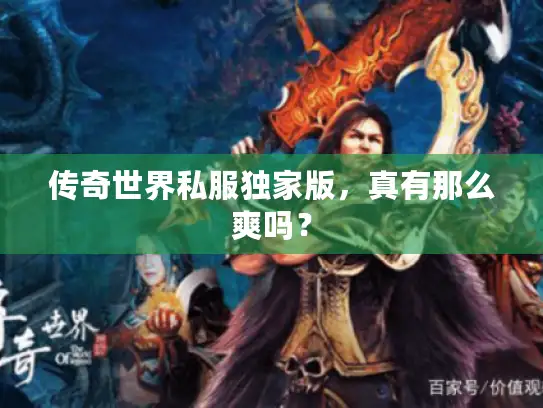 传奇世界私服独家版，真有那么爽吗？
