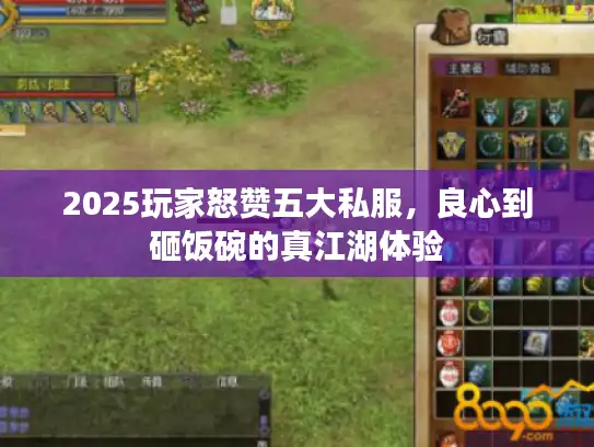 2025玩家怒赞五大私服，良心到砸饭碗的真江湖体验