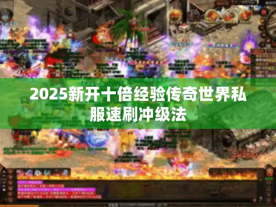 2025新开十倍经验传奇世界私服速刷冲级法