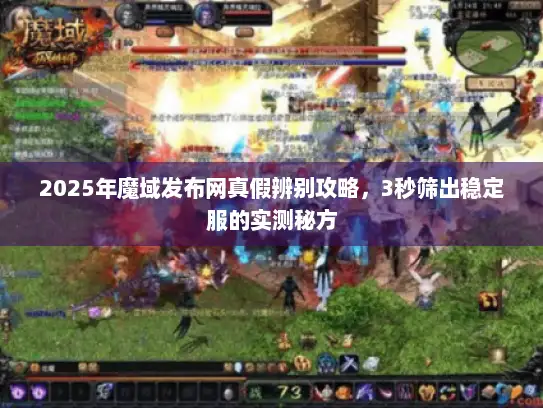 2025年魔域发布网真假辨别攻略，3秒筛出稳定服的实测秘方