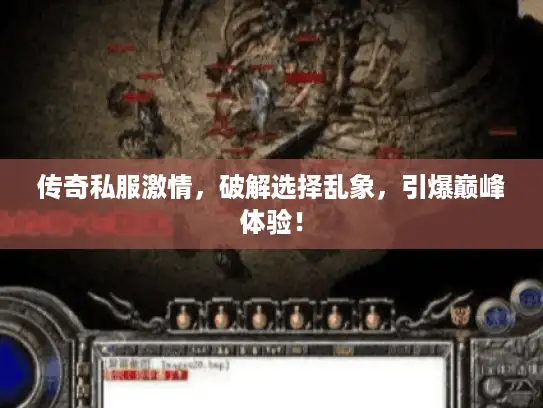 传奇私服激情，破解选择乱象，引爆巅峰体验！