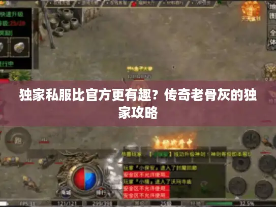 独家私服比官方更有趣?传奇老骨灰的独家攻略 独家私服比官方更有趣?传奇老骨灰的独家攻略