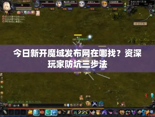 今日新开魔域发布网在哪找？资深玩家防坑三步法
