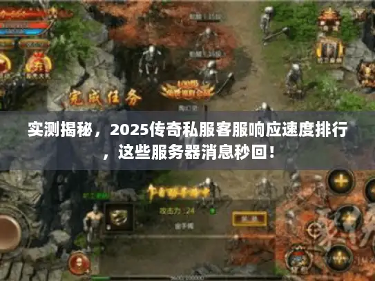 实测揭秘，2025传奇私服客服响应速度排行，这些服务器消息秒回！