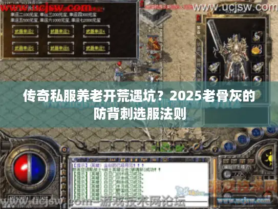 传奇私服养老开荒遇坑？2025老骨灰的防背刺选服法则