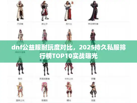 dnf公益服耐玩度对比，2025持久私服排行榜TOP10实战曝光