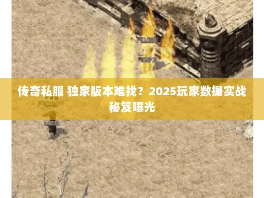 传奇私服 独家版本难找?2025玩家数据实战秘笈曝光 传奇私服 独家版本难找?2025玩家数据实战秘笈曝光