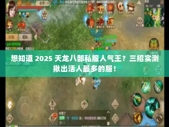 想知道 2025 天龙八部私服人气王？三招实测揪出活人最多的服！