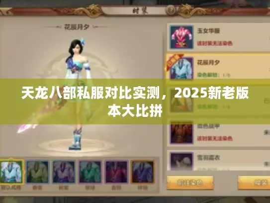 天龙八部私服对比实测，2025新老版本大比拼