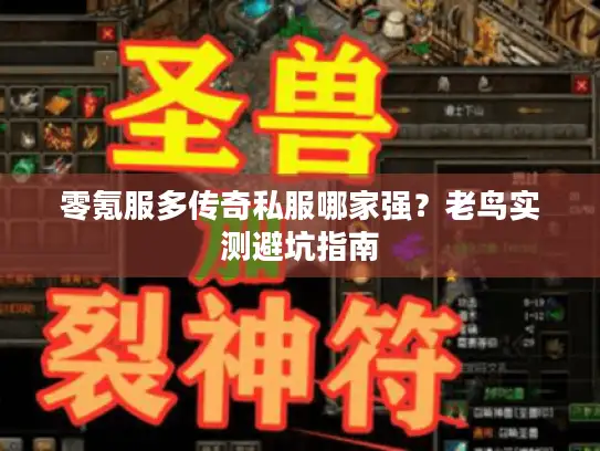 零氪服多传奇私服哪家强？老鸟实测避坑指南