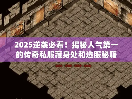 2025逆袭必看!揭秘人气第一的传奇私服藏身处和选服秘籍 2025逆袭必看!揭秘人气第一的传奇私服藏身处和选服秘籍