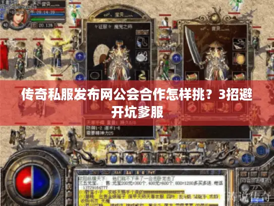 传奇私服发布网公会合作怎样挑？3招避开坑爹服