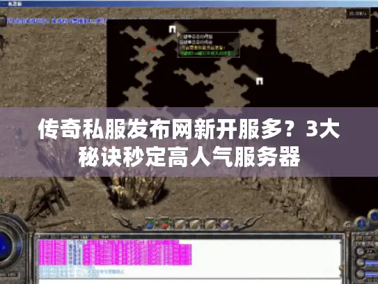 传奇私服发布网新开服多？3大秘诀秒定高人气服务器