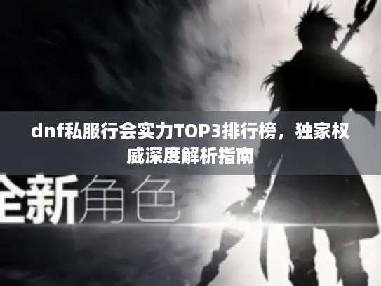 dnf私服行会实力TOP3排行榜,独家权威深度解析指南 dnf私服行会实力TOP3排行榜,独家权威深度解析指南