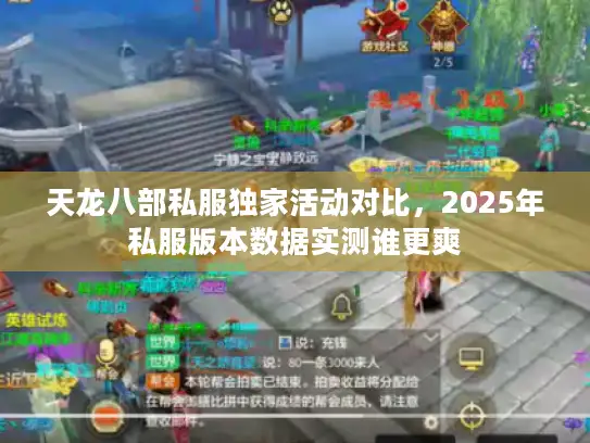 天龙八部私服独家活动对比，2025年私服版本数据实测谁更爽