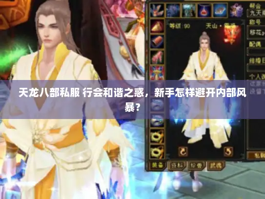 天龙八部私服 行会和谐之惑，新手怎样避开内部风暴？