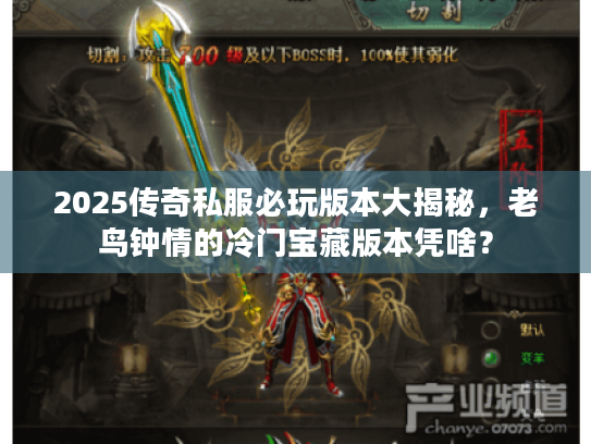 2025传奇私服必玩版本大揭秘，老鸟钟情的冷门宝藏版本凭啥？
