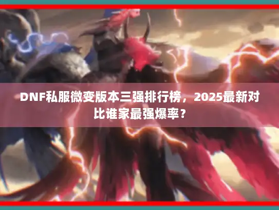 DNF私服微变版本三强排行榜，2025最新对比谁家最强爆率？