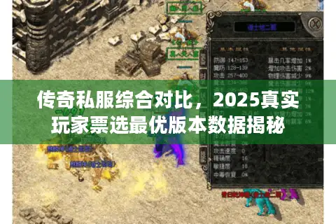传奇私服综合对比，2025真实玩家票选最优版本数据揭秘