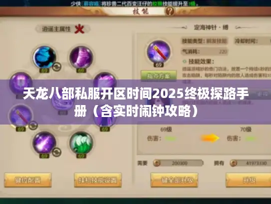 天龙八部私服开区时间2025终极探路手册（含实时闹钟攻略）
