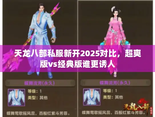 天龙八部私服新开2025对比，超爽版vs经典版谁更诱人