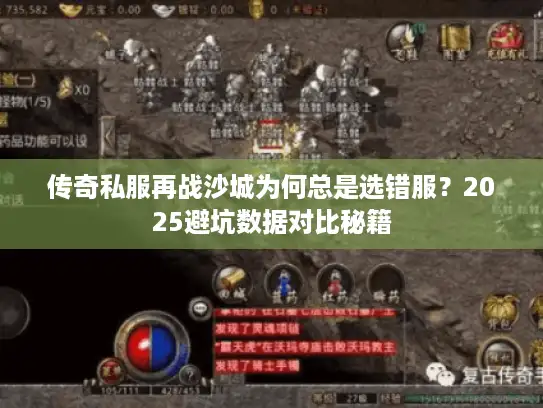 传奇私服再战沙城为何总是选错服？2025避坑数据对比秘籍