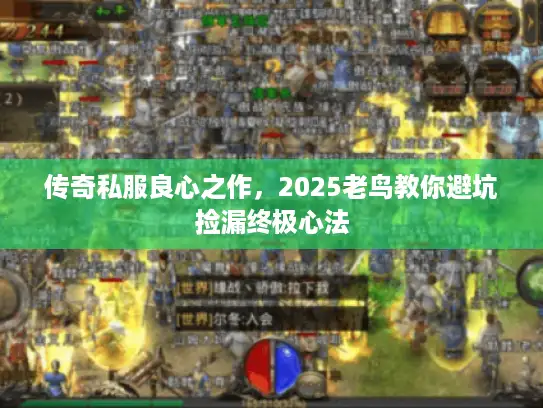 传奇私服良心之作，2025老鸟教你避坑捡漏终极心法