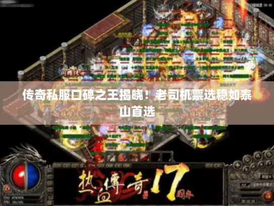 传奇私服口碑之王揭晓！老司机票选稳如泰山首选