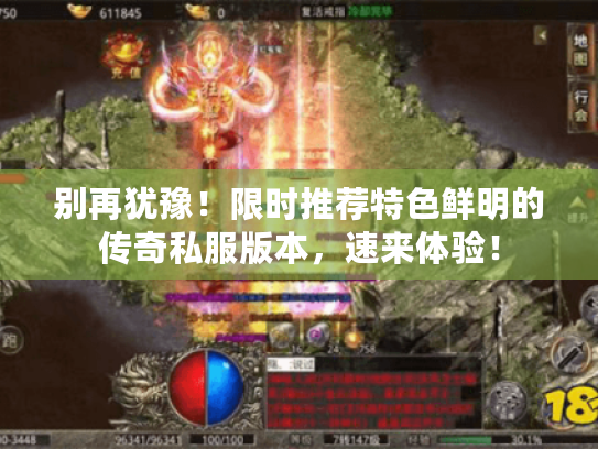 别再犹豫！限时推荐特色鲜明的传奇私服版本，速来体验！