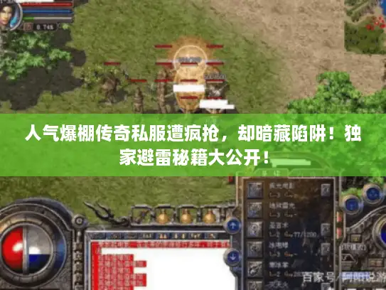 人气爆棚传奇私服遭疯抢，却暗藏陷阱！独家避雷秘籍大公开！