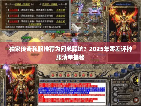 独家传奇私服推荐为何总踩坑？2025年零差评神服清单揭秘