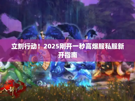 立刻行动！2025刚开一秒高爆服私服新开指南