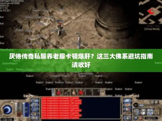 厌倦传奇私服养老服卡顿爆肝？这三大佛系避坑指南请收好
