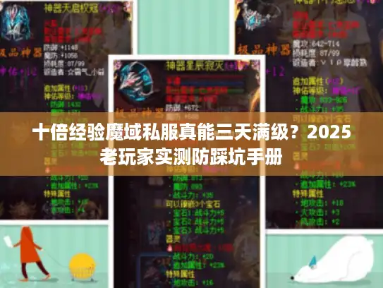 十倍经验魔域私服真能三天满级?2025老玩家实测防踩坑手册 十倍经验魔域私服真能三天满级?2025老玩家实测防踩坑手册