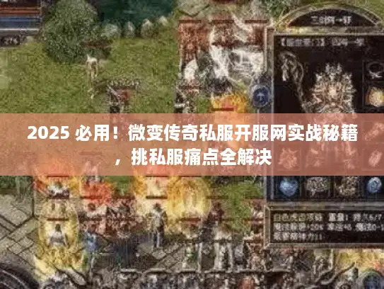 2025 必用！微变传奇私服开服网实战秘籍，挑私服痛点全解决