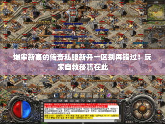 爆率新高的传奇私服新开一区别再错过！玩家自救秘籍在此