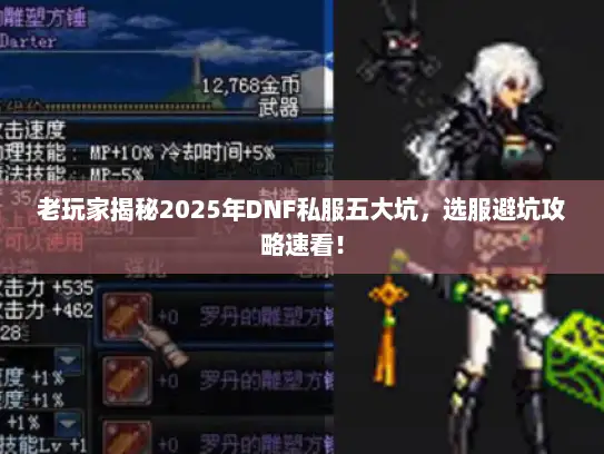 老玩家揭秘2025年DNF私服五大坑，选服避坑攻略速看！