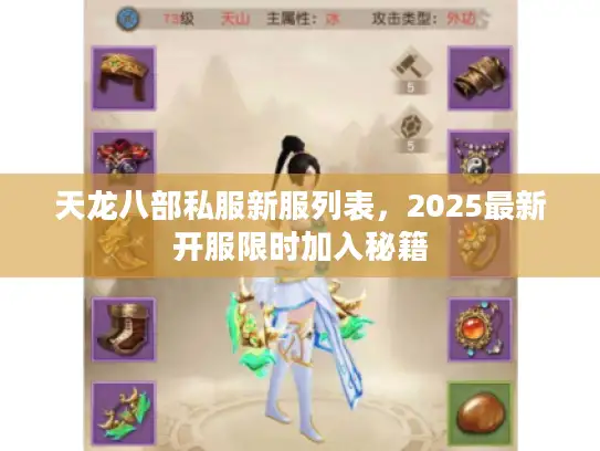 天龙八部私服新服列表，2025最新开服限时加入秘籍