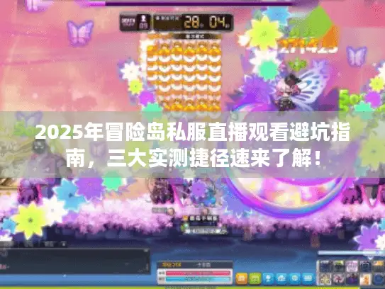 2025年冒险岛私服直播观看避坑指南，三大实测捷径速来了解！