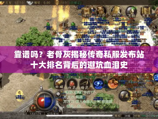 靠谱吗？老骨灰揭秘传奇私服发布站十大排名背后的避坑血泪史