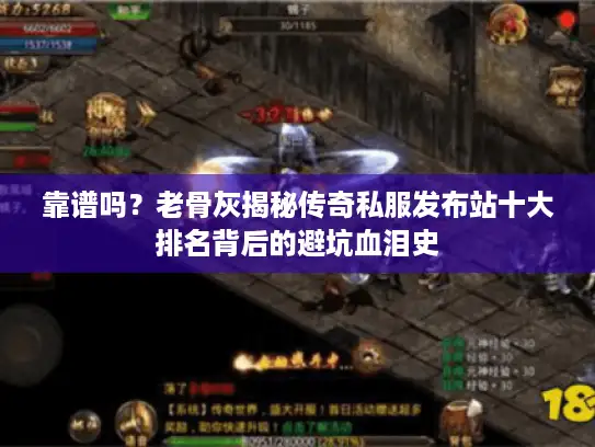 靠谱吗？老骨灰揭秘传奇私服发布站十大排名背后的避坑血泪史