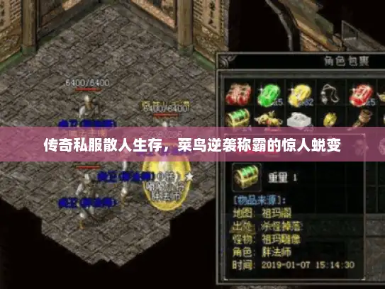 传奇私服散人生存，菜鸟逆袭称霸的惊人蜕变