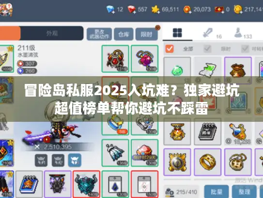 冒险岛私服2025入坑难?独家避坑超值榜单帮你避坑不踩雷 冒险岛私服2025入坑难?独家避坑超值榜单帮你避坑不踩雷