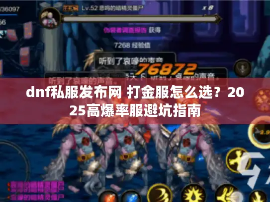 dnf私服发布网 打金服怎么选？2025高爆率服避坑指南