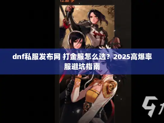 dnf私服发布网 打金服怎么选？2025高爆率服避坑指南