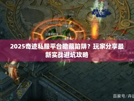 2025奇迹私服平台暗藏陷阱？玩家分享最新实战避坑攻略