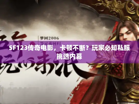 SF123传奇电影，卡顿不断？玩家必知私服挑选内幕