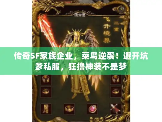 传奇SF家族企业,菜鸟逆袭!避开坑爹私服,狂撸神装不是梦 传奇SF家族企业,菜鸟逆袭!避开坑爹私服,狂撸神装不是梦